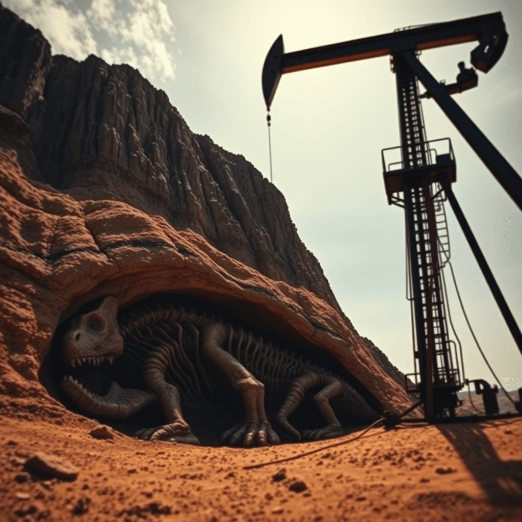 Jurassic Fuel Station